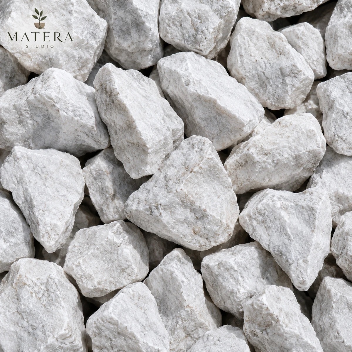 Granzote blanco decorativo